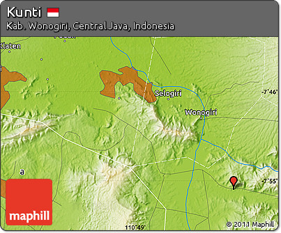 Physical Map of Kunti