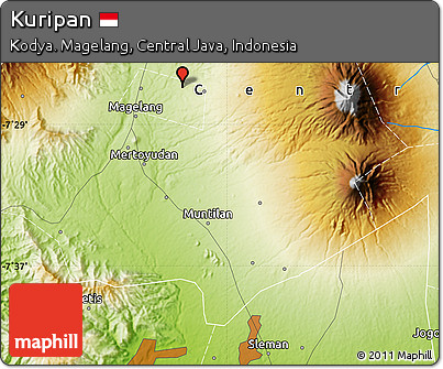 Physical Map of Kuripan