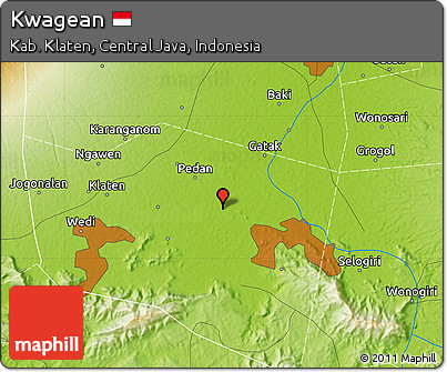Physical Map of Kwagean