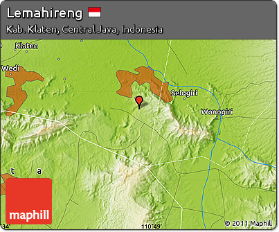 Physical Map of Lemahireng