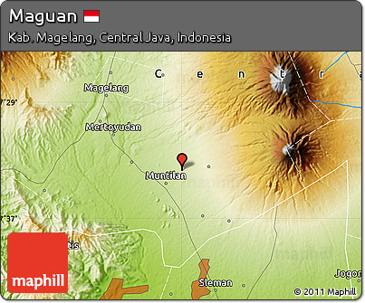 Physical Map of Maguan