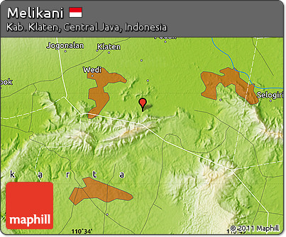 Physical Map of Melikani
