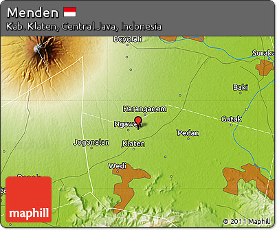 Physical Map of Menden