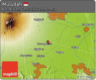 Physical Map of Muludah