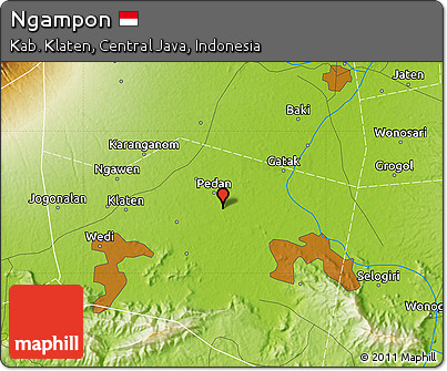 Physical Map of Ngampon