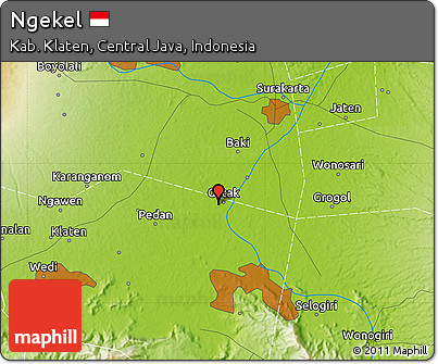 Physical Map of Ngekel