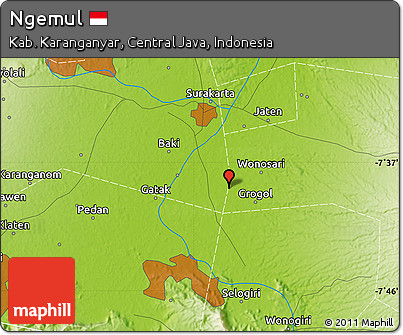 Physical Map of Ngemul