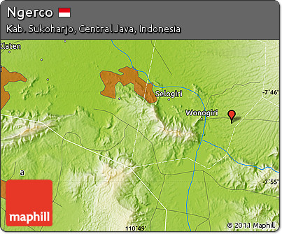 Physical Map of Ngerco