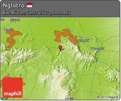 Physical Map of Nglotro