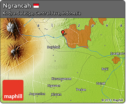 Physical Map of Ngrancah