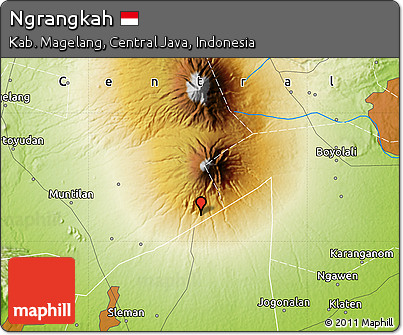 Physical Map of Ngrangkah