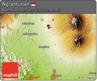 Physical Map of Ngrantunan