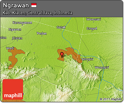Physical Map of Ngrawan