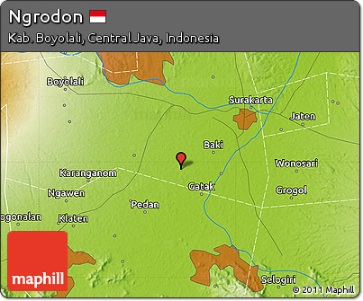 Physical Map of Ngrodon