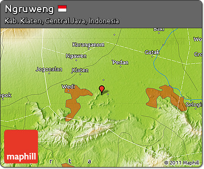 Physical Map of Ngruweng