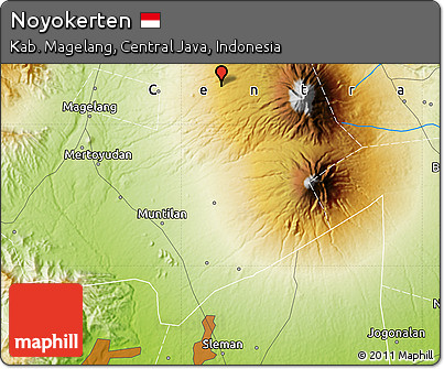 Physical Map of Noyokerten