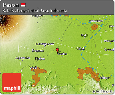 Physical Map of Pason