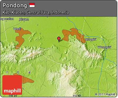 Physical Map of Pondong
