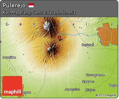 Physical Map of Pulerejo
