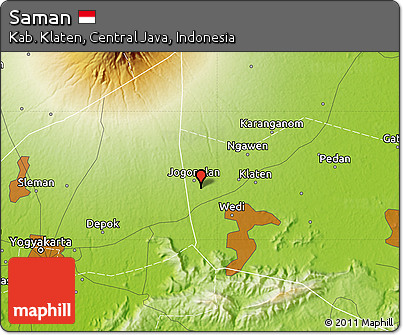 Physical Map of Saman