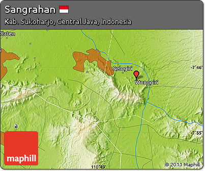 Physical Map of Sangrahan