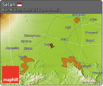 Physical Map of Selan