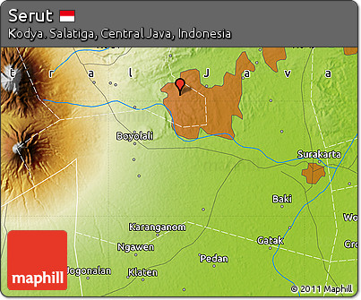 Physical Map of Serut