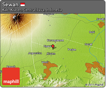 Physical Map of Sewan
