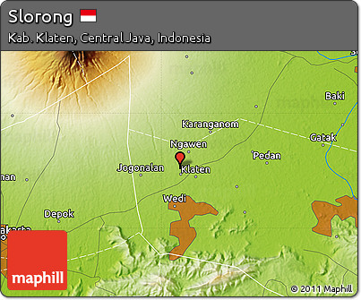 Physical Map of Slorong