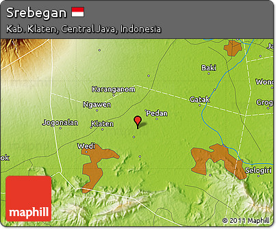 Physical Map of Srebegan