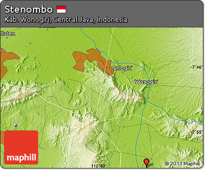Physical Map of Stenombo
