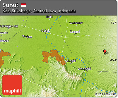 Physical Map of Sunut