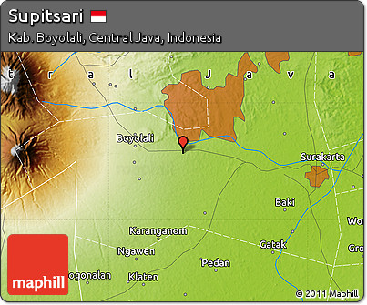 Physical Map of Supitsari