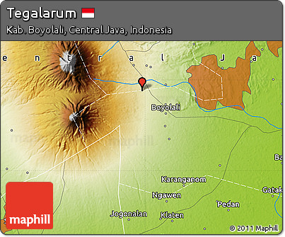 Physical Map of Tegalarum