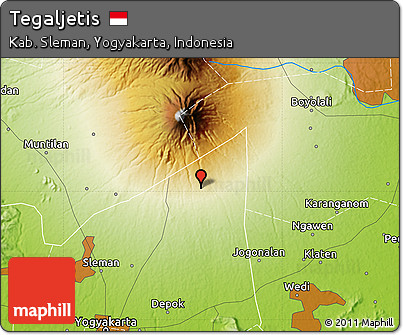 Physical Map of Tegaljetis