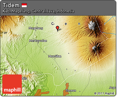 Physical Map of Tidem