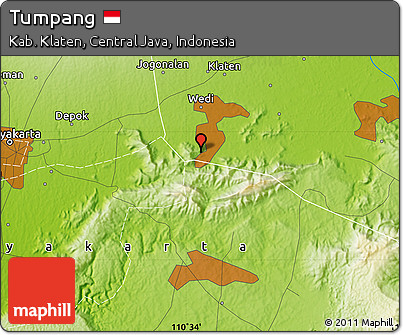 Physical Map of Tumpang