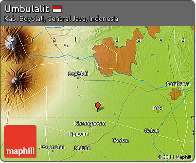 Physical Map of Umbulalit