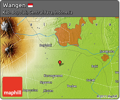 Physical Map of Wangen