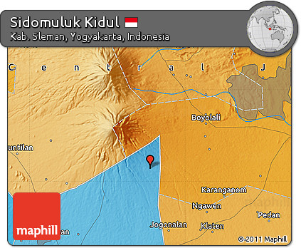 Political Map of Sidomuluk Kidul
