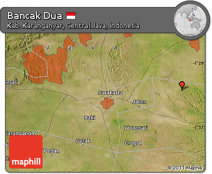 Satellite Map of Bancak Dua