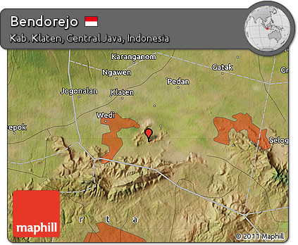 Satellite Map of Bendorejo