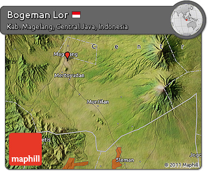 Satellite Map of Bogeman Lor