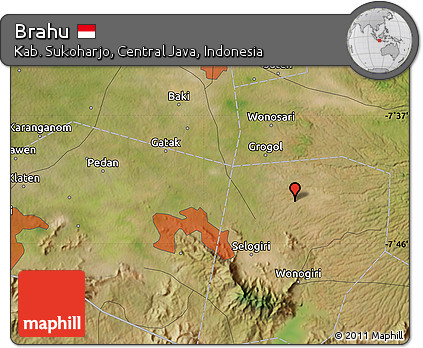 Satellite Map of Brahu
