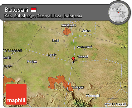 Satellite Map of Bulusari