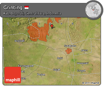 Satellite Map of Grinting