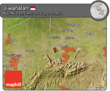 Satellite Map of Jiwanalan
