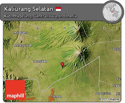 Satellite Map of Kaliurang Selatan