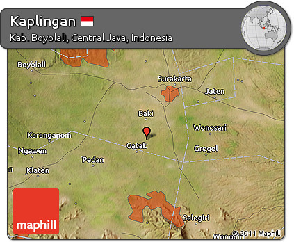 Satellite Map of Kaplingan
