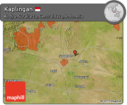 Satellite Map of Kaplingan
